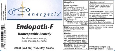 Endopath - F 2 oz. Bottle Label.jpg 2 oz. Bottle label - Endopath   F 2 oz. Bottle Label